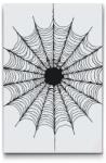  Festés számok szerint - Pókháló mandala Méret: 20x30cm, Keretezés: Műanyagtáblával