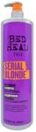 TIGI Bed Head Serial Blonde sampon sérült szőke hajra, 970 ml - hajvarazs