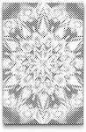  PontPöttyöző - Mandala a nap színeiben Méret: 40x60cm, Keretezés: Keret nélkül (csak a vászon), Szín: Piros