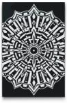  Festés számok szerint - Labirintus mandala Méret: 20x30cm, Keretezés: Műanyagtáblával