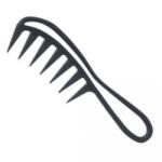 Chrom Well Carbon tincsező fésű CFC75539 - hajvarazs