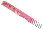 Head Jog 204 fémvillás fésű pink - hajvarazs