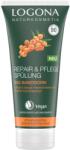 LOGONA helyreállító ápoló hajpakolás bio homoktövissel, 150 ml