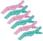 Sibel krokodil feltűző csipesz, Retro Summer, 11 cm, 6 db - hajvarazs