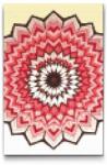  Gyémántszemes kirakó - Geometrikus mandala Méret: 20x30cm, Keretezés: Kartonlemezen, Gyémántok: Kerek