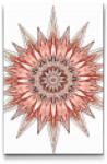  Gyémántszemes kirakó - Tüskés mandala Méret: 40x60cm, Keretezés: Műanyagtáblával, Gyémántok: Kerek
