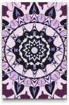  Festés számok szerint - Lila mandala Méret: 40x60cm, Keretezés: Műanyagtáblával