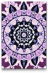  Gyémántszemes kirakó - Lila mandala Méret: 20x30cm, Keretezés: Kartonlemezen, Gyémántok: Négyzet alakú