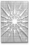  PontPöttyöző - Napos mandala Méret: 40x60cm, Keretezés: Keret nélkül (csak a vászon), Szín: Piros