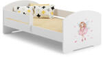 Kobi LUK gyerekágy 140x70 korlátos gyerekágy - Szárnyas lány