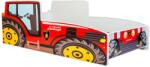 Kobi Gyermekágy Traktor piros 160x80