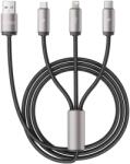 Tech-Protect Cablu Date Si Incarcare 3in1 Tech-protect Ultraboost Lightning & Type-c & Micro-usb Cable 3.5a 100cm Grey