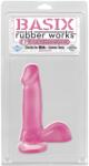 Pipedream - Basix Rubber Dildo, Pipedream Basix, 6 inch, roz, cu ventuza Dildo