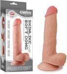 Lovetoy Dildo, Lovetoy, 7 inch, piele moale Dildo