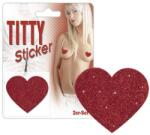 Orion Titty Stickere, Orion, forma inima, rosu