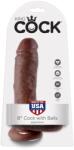 Pipedream - King Cock Dildo, Pipedream King Cock, 20 cm, maro - sanatatenaturala - 152,99 RON Dildo