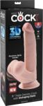 Pipedream - King Cock Elite Dildo, Pipedream, King Cock Elite, 20 cm, densitate tripla, minge balans Dildo