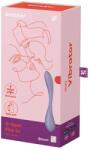 Satisfyer Vibrator G-Spot, Satisfyer Flex 5, silicon, liliac Vibrator