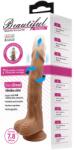 LyBaile Vibrator realist, Debra, 7 moduri, silicon, bej Vibrator