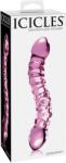 Pipedream - Icicles Dildo, Pipedream Icicles, roz, texturat Dildo