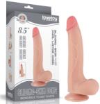 Lovetoy Dildo, Lovetoy, 8.5 inch, piele dublu strat, culoare carne Dildo