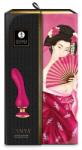SHUNGA Vibrator non-figurativ Shunga SANYA, zmeură, 10 funcții Vibrator