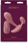 NS Novelties Vibrator NS Toys Echo, Silicon, Rezistent la Apă, Dusty Rose Vibrator
