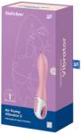 Satisfyer Vibrator cu pompa de aer, Satisfyer Air Pump 2, silincon roșu Vibrator