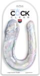 Pipedream - King Cock Clear Dildo dublu, Pipedream King Cock Clear, Transparent Dildo