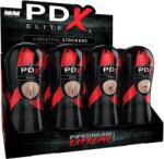 Pipedream - PDX Elite Masturbator vibrator Pipedream PDX Elite, 12 bucăți, negru