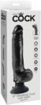 Pipedream - King Cock Dildo Vibrator, Pipedream King Cock, 9 inch, negru Dildo