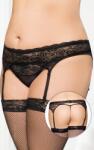Softline Garterbelt Softline 3305, negru, Plus Size