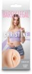 NS Novelties Masturbator masculin, NS Toys, Christine Stroker, alb, texturat