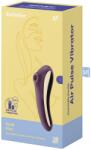 Satisfyer Stimulator cu aer si vibratii, Satisfyer Dual Kiss, rosu Vibrator