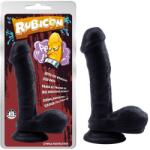Chisa-novelties Dildo, Chisa Novelties, Gentle Black, cu ventuză, negru Dildo