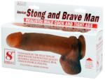 LyBaile Dildo, Debra, ventuză maro, realistic Dildo