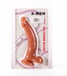 X-Men Dildo, X-Men, 20 cm, silicon, ventuză Dildo