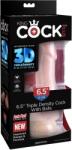 Pipedream - King Cock Plus Dildo Pipedream King Cock Elite 16, 5 cm Erecat cu Bile Dildo