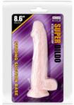 LyBaile Dildo realist, Debra, 22 cm, ventuza, culoare naturală Dildo