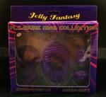 Prime Set erectie, Jelly Fantasy, 4 piese, roz Inel pentru penis