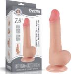 Lovetoy Dildo, Lovetoy, Flesh II, 19 cm, Dual Layer Dildo