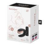 Satisfyer Vibrator cuplu Satisfyer Double Love, negru, telecomandă și aplicație Vibrator