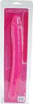 Seven Creations Dildo dublu, Seven Creations, TPE, roz, 34 cm Dildo