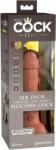 Pipedream - King Cock Elite Dildo vibrant, Pipedream King Cock Elite, 6 inch, silicon dual-density, bej Dildo