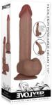 EVOLVED Dildo flexibil, Evolved, Flexskin, 19.7 cm, inchis la culoare Dildo