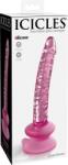 Pipedream - Icicles Dildo din sticlă, Pipedream Icicles, Nr. 86, roz Dildo