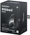 Satisfyer Vibrator, Satisfyer Ribbed Petal, negru Vibrator
