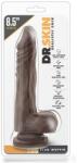 Blush Novelties Dildo Blush Stud Muffin, ciocolatiu, cap moale, ventuză Dildo