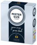 MISTER SIZE Prezervative Mister Size 53 mm 3 bucăți