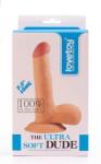 Lovetoy Dildo, Lovetoy, The Ultra Soft Dude, 7.5 inch, silicon Dildo